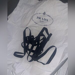 Prada Gift Set - tissue paper, dust bag, & ribbon